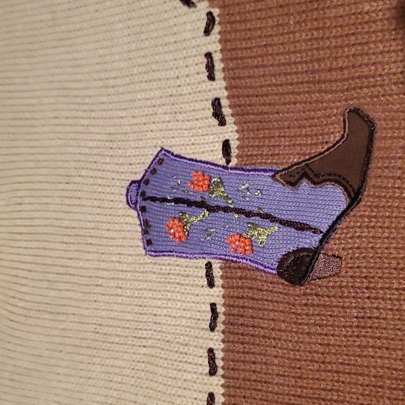 Like new! Vintage Storybook Knits great boots tunic sweater - Picture 9 of 13